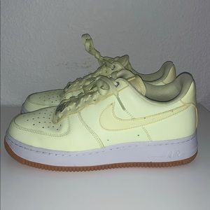 Yellow/green Air force 1s Women’s 10